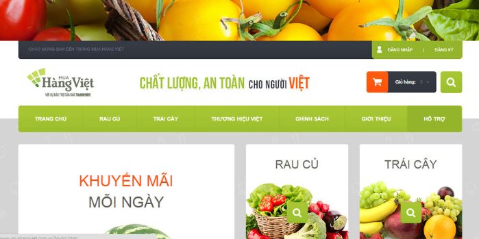 Tầm quan trọng của thiết kế website thực phẩm dinh dưỡng