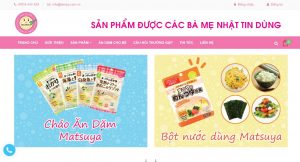 Website thực phẩm Matsuya