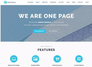 theme website wordpress free Theme OnePress