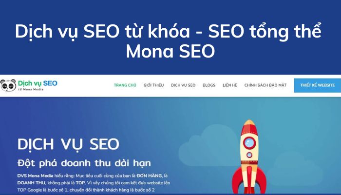 Công ty cung cấp dịch vụ SEO từ khóa, SEO tổng thể Website - Mona SEO